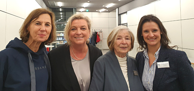 v.l.: Gudrun Bergdolt, Sabine Appelhagen, Prof. Ursula Männle, Dr. Giulia Mennillo