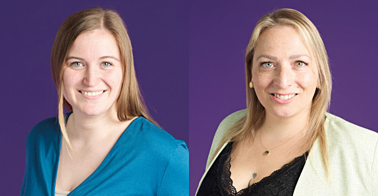 Alexandra Lang (links) und Carina Bachner
