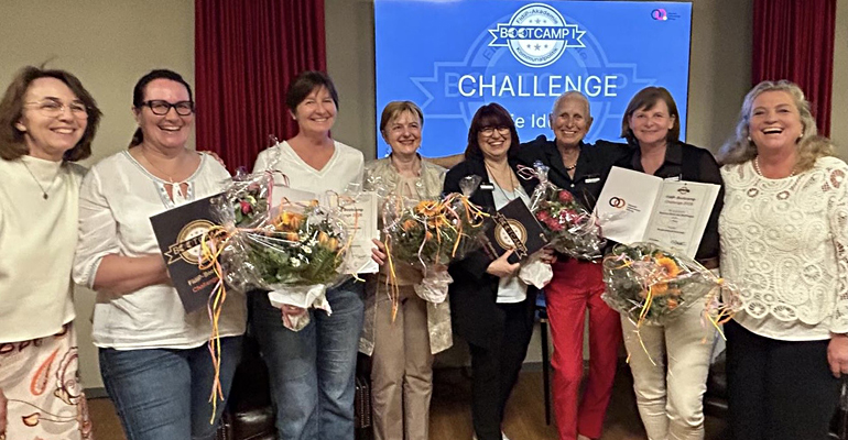 Die Gewinnerinnen der FidiP-Bootcamp-Challenge